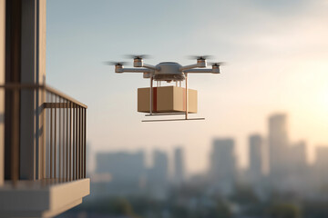 Autonomous Delivery Drones Transporting Packages in Urban and Suburban Environments