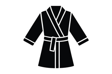 Naklejka premium bathrobe vector icon