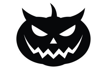 evil jack o lantern vector icon