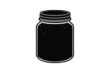 glass jar vector icon