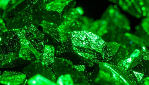 A realistic scene of a porous, scabby texture glowing softly under green light, set against a high-tech lab surface, resembling an HD medical visualization