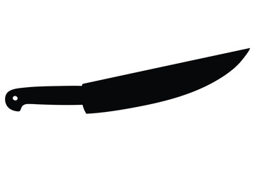 knife silhouette vector icon