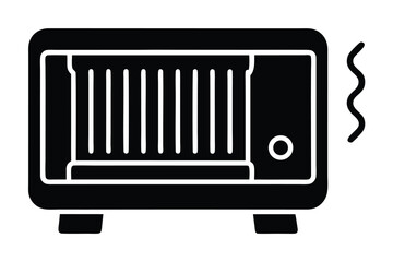 room heater vector icon