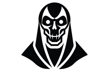 skeleton mask vector icon