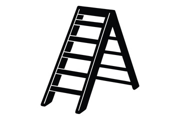step ladder vector icon