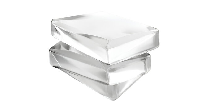 Hexagonal Prism Stack with Clear Edges