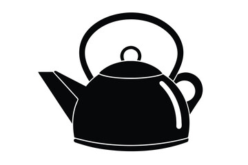 tea kettle vector icon