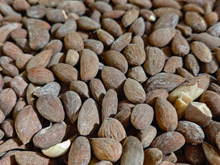 Apricot Kernels Without Shell – Healthy Snack Background