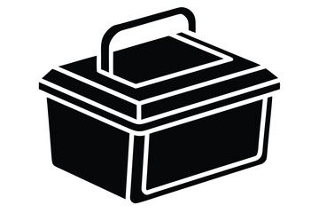 tiffin box vector icon