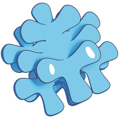 Abstracct y2k object