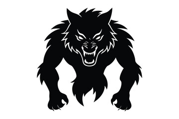 werewolf vector icon