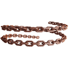 Some rusty chain 