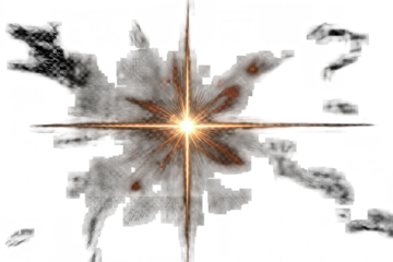 Central sunburst explosion on dark background