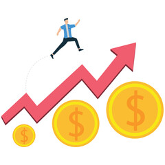 Extensive financial growth Illustration