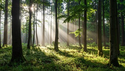 morning in the forest