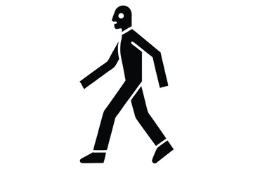 zombie walking vector icon