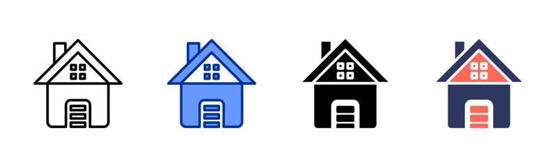 Home icon sheet multiple style collection