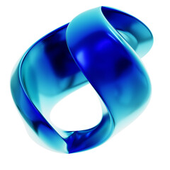 Abstract 3d rendering shape