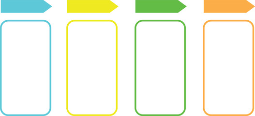 4 sectors infographics, multi-sectored diagram vector illustration