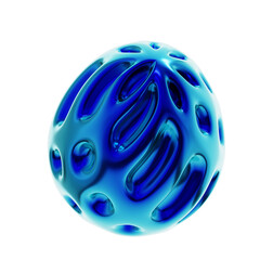 Abstract 3d rendering shape