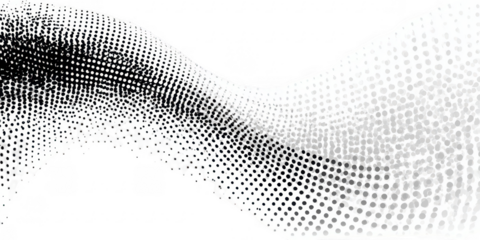 Abstract halftone wave form (2)