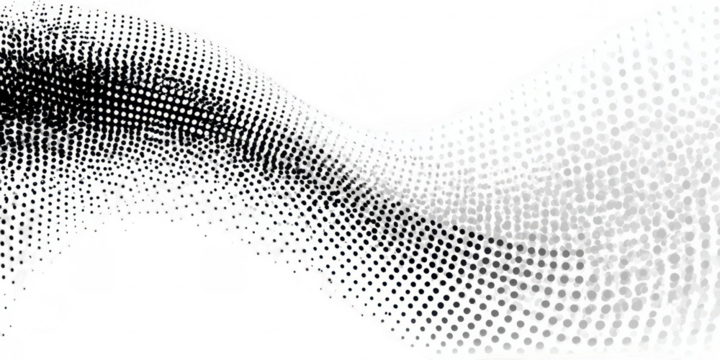 Abstract halftone wave form (2)