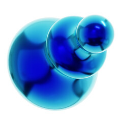 Abstract 3d rendering shape