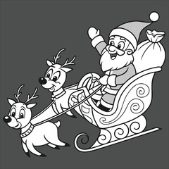 Winter Christmas composition in paper cut style .Merry Christmas text Calligraphic Lettering Vector illustration.  Merry Christmas card. Winter holiday theme. Happy New Year. Christmas cartoon. 