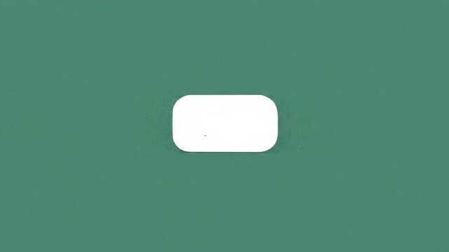 Hand cursor clicking on a follow button against a solid green background, symbolizing social media engagement
