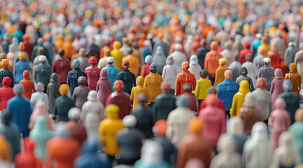 Obraz premium crowd of people in the crowd