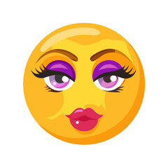 girl with a smile on a face