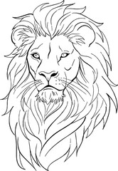 Obraz premium Elegant black and white line art, showing off a stunning tail and detailed pattern. This hand-drawn illustration is perfect for any design project.