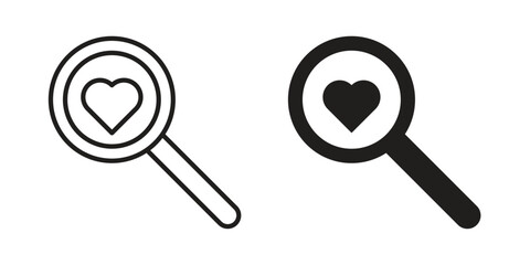 Check up icon. simple, flat, black, outline.