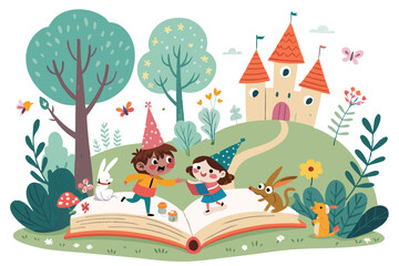 Colorful Happy Birthday Greeting Card Background Vector – Festive Celebration Design with Balloons, Confetti, Typography, Party Elements, Ideal for Invitations and Social Media Graphics

