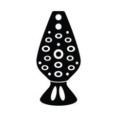 Lava Lamp Oozing Digital Binary Code