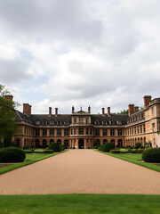 Obraz premium Coombe Abbey stately home in Coventry, large estate in Warwickshire