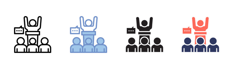 Mentor icon sheet multiple style collection