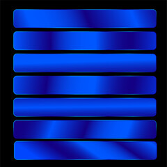 Metallic Blue Gradient Bars – Shiny Stripe Background Set