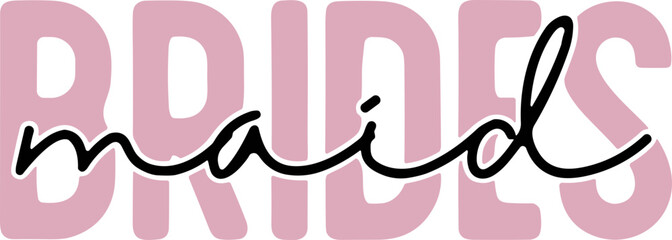 Bridesmaid Svg