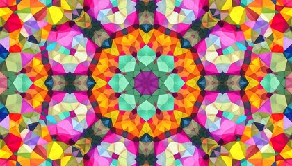 Vibrant, geometric pattern