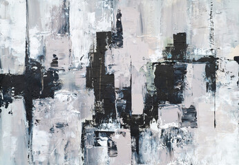 Abstract artistic background, creative design, modern texture effect, fine art wall decor, mural art, printing material, oil painting elements, large strokes, artistic pattern, contemporary artwork © CHREMOS