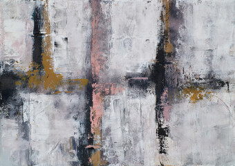 Bold and expressive abstract art with contrasting colors and striking lines, perfect for modern and vibrant interiors