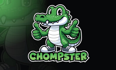 Chompster Mascot Logo