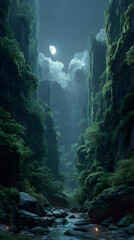 Ancient Structure Reclaimed by Fantasy Canyon
