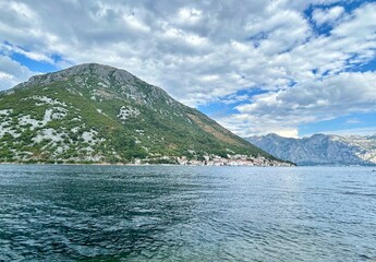 view from the Bay of Kotor, Montenegro