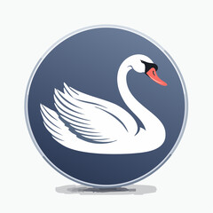 Two white swans form a heart shape with their necks on a calm lake, a symbol of love in nature