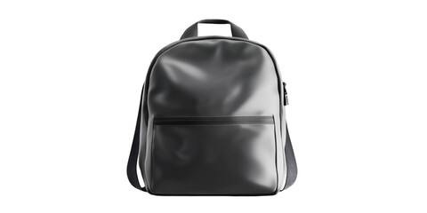 Minimalist Laptop Backpack Isolated on Transparent Background