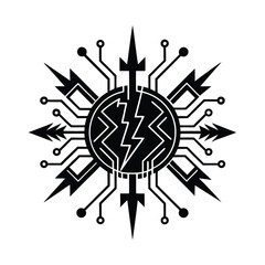 Circuitry Spell Infused with Energy Bursts