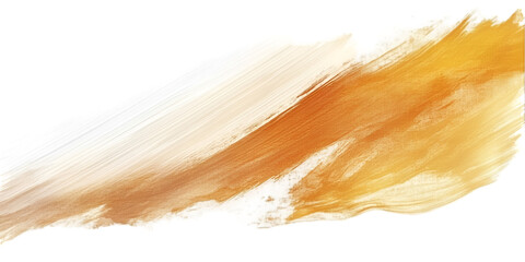 Mixed Earth Tone Brush Stripe Isolated on Transparent Background