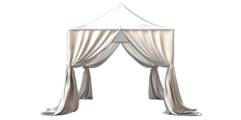Mobile Office Privacy Tent Isolated on Transparent Background